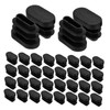 DOITOOL 40Pcs Oval Furniture Leg Caps Durable Non Slip Protectors