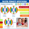 YAAVAAW Math Fidget Spinner,Math Fact Fidget Spinners,Number Fidget Toy,Double Sided