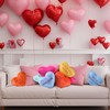 Menkxi 12 Pcs Valentine's Day Plush Conversation Heart Pillow Toy