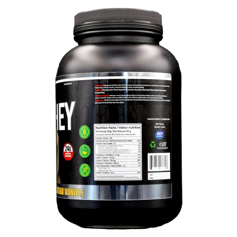 ProWhey protein powder 2lb (908 g) ultra filtered Whey concentrate