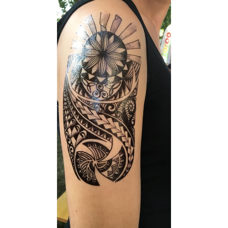 12 Sheets Tribal Tattoos Maori Design Tattoos Men Tattoos