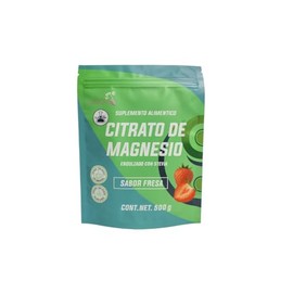 Citrato de Magnesio con sabor fresa 500 gr