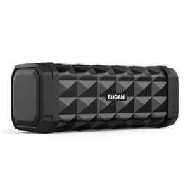 BUGANI Bluetooth Speaker M99 Speaker Bluetooth Wireless, Louder Volume, Stereo Sound, 24H Playtime, 100ft Wireless Range, IPX5 Waterproof, Built-in Mic, Wireless Speaker for Outdoor(Micro-B Port)