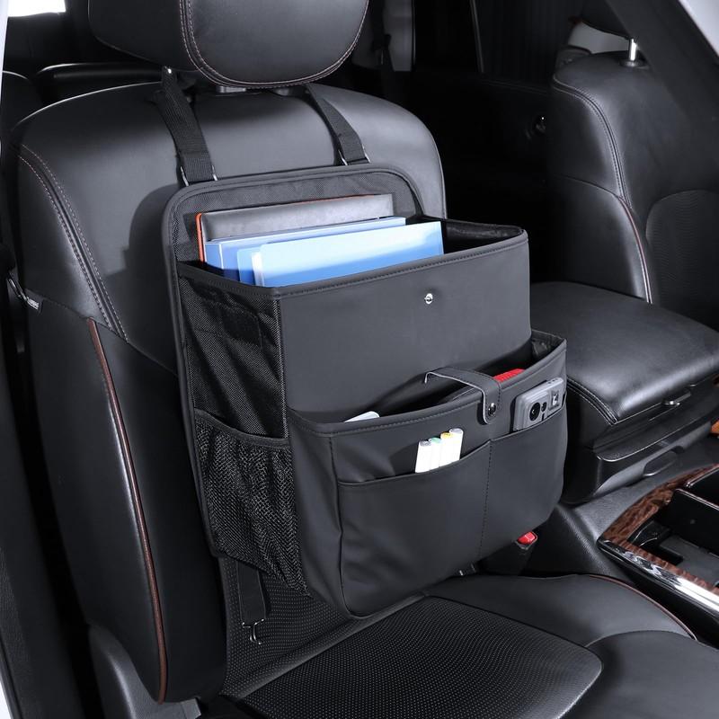 TAIKOO Car Seat Organizer，Universal Fit for Front & Back Seats-Hanging