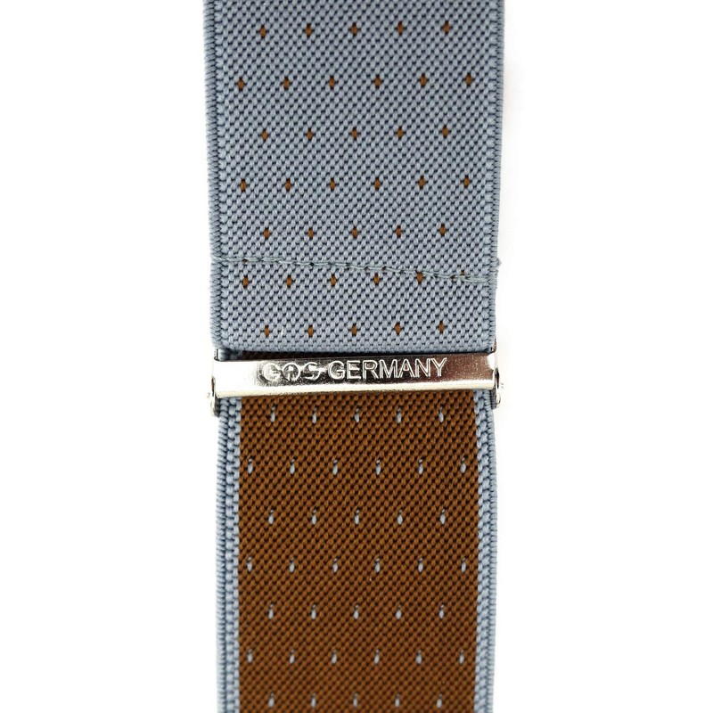 TigerTie Unisex Y-Shaped Braces with 3 Extra-Strong Clips, Colour with