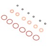 Fuel Injector Sealing Rings Kit 059 130 519 Rubber Metal