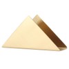Garosa Servilletero de Contemporáneo Servilletero triangular clásico de acero inoxidable