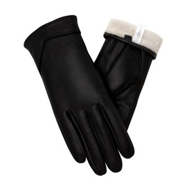 Vislivin Womens Leather Gloves Touch Screen Winter Glove Warm Driving Gloves Patent Leather L