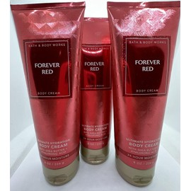 3 FOREVER RED ULTIMATE HYDRATION BODY CREAM LOTION bath and body 8 oz