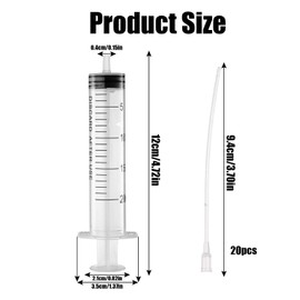 Baby Vogel Fütterungsspritze,1 Stück Vogelbaby-Futterspender mit 20 Stück Schläuchen,Steril Haustier Futterspritze für kleine Tiere, Kätzchen, Welpen, Scientific Industrial Labs (B)