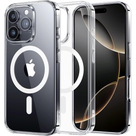 Premium Anti Yellowing Magnetic Clear Charging Case for 16 Series – Ultra-Slim, Durable, and Crystal Clear Protection (16 Pro Max Model)