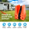 Kohree RV Sewer Hose Support 20FT, Bright Orange Heavy-Duty RV