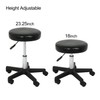 LEMY Hydraulic Salon Rolling Stool Tattoo Massage Facial Spa Adjustable