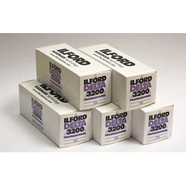 Ilford Delta 3200 Black and White 120 Roll Film 5 pack