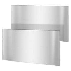 OLYCRAFT 2Pcs 11.8x5.9 Inch Commercial Grade Cold Roll Steel Sheet, 1.5mm Thick Rectangle Steel Sheet Metal for DIY Projects, Home Decoration & More