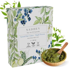 Sadhev Ayurvedic Heena Powder 100% Organic Plant-Based Natural Henna Powder For Hair - 200g (Pack of 1)