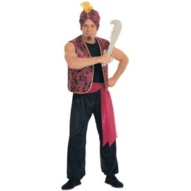 Rubie's Costume Sultan Complete Value Adult Costume, Black/Red, One Size