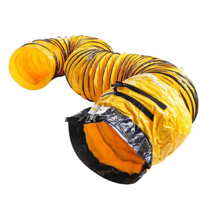 MOUNTO 25FT PVC Flexible Duct Hosing for Exhaust Fan (16inch)