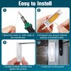 Saillong 1 Piece Lighted Doorbell Button, Christmas Wall Mounted Garage