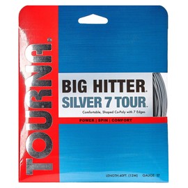 Tourna 17 G, Cuerda De Tenis Unisex Adulto, Plateado, 17G