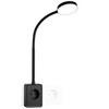 ENUOTEK ENUOTEK LED Wandlampe Dimmbar Schwarz mit Stecker und Steckdose,