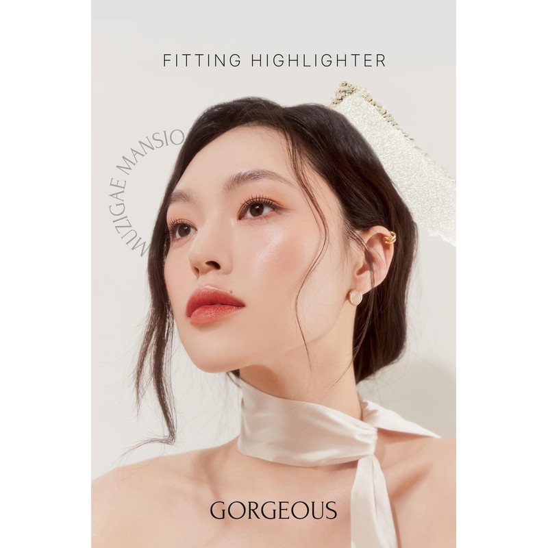 Iluminador Fiting Highlighter Gorgeous 5g Rosa