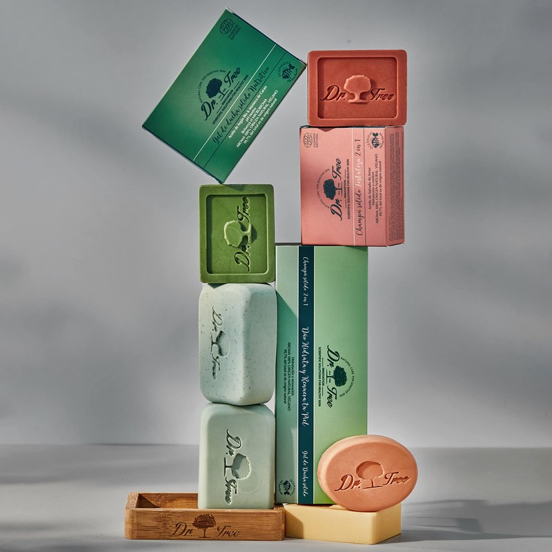 Dr. Tree Set of solid shampoo + conditioner organic frequent