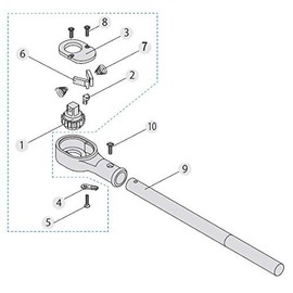 Tone RK-471N Ratchet Handle Repair Kit 3/4" Drive: 0.75 inches (19.0 mm)