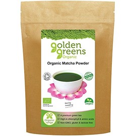 Golden Greens Organic Japanese Ceremonial Matcha Tea Powder, 50 g