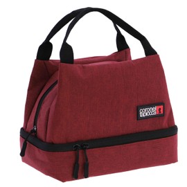 Coronel Tapioca - Cool Bag Small Perfect for Office, Picnic, Travel - Small Cool Bag - Foldable Cool Bag - Cool Box Small - Lunch Bag - Lunch Bag - Thermal Bag Insulated Bag - Bristol (Red)