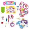 CRAZE DIAMONDZ Keychain Set Galupy Mermaid - Diamond Painting Children's