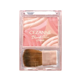Cezanne Blended Color Cheek 01 Coral Symphony 4.5g Gradient Teak Coordinating Impression