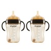 thyseed PPSU Weighted Straw Cup with Handles Toddlers Transition Bottles
