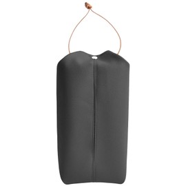 High Five Hanging Tissue Case, Genuine Leather, Strap, Car Supplies, Convenient Goods, 2-Way, Wall Hanging, Horizontal Stand, Tissue Box, Tissue Cover, Hanging, Vertical Storage, Car Supplies, Living Room, Kitchen, Bedroom, Black