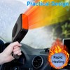 200W Portable Car Heater, 12 Volt Heaters for Cars, Auto