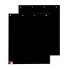 Buyers Products RC30PPB, 2 Pack, Super Durable Black Polymer Mudflaps