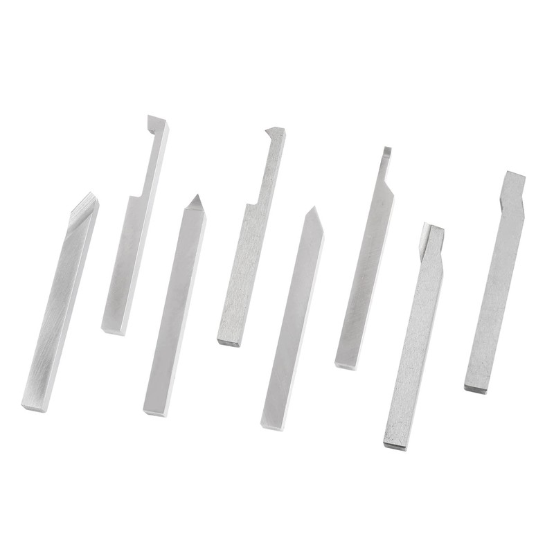 Accusize Industrial Tools 1/4'' 8 Pc H.S.S. Tool Bit Set,