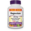 Webber Naturals Magnesium 250 mg, 210 Caplets, Supports Bone and