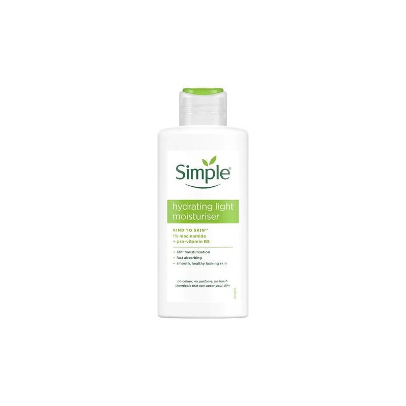 Crema Hidratante Facial Simple 125ml Piel Sensible Vegana