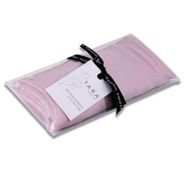 TARA Spa Therapy Aroma Wellness Aromatherapy Silk Eye Pillow, Relaxation Sooth Eye Strain, Love, Pink