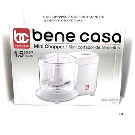 Bene Casa Mini Chopper / Mini cortador de alimentos