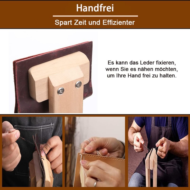 GUILOPOER Leather Tool Leather Pony, Leather Sewing Crafts DIY Sewing