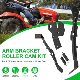 Deargooday Arm Bracket Roller Cam Kit Fit for AYP/Husqvarna/