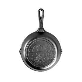 Lodge Cast Iron Wanderlust Series, Tent Skillet, 8 inch