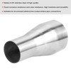 Exhaust Pipe Adapter, Qiilu Exhaust Pipe Adapter, Universal Stainless Steel