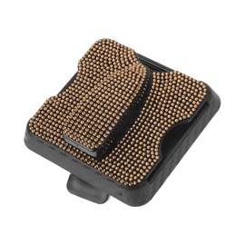 Motoforti Car Sunglasses Clip Universal Sun Visor Eyeglasses Holder Clip Plastic,Rhinestones Champagne 8.5x8.5cm 1 Pcs