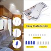 ShinePick 2 Pack 1800LM RV Interior Lights,15W DC12-30V Led RV