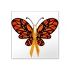 CafePress MS Awareness Butterfly Ribbon Sticker Square Bumper Sticker Car