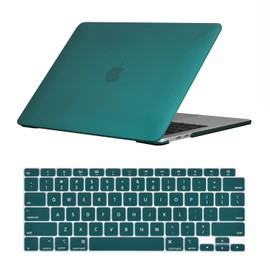 Se7enline Compatible with MacBook Air 13 Inch Case A1932/M1 A2337/A2179 Case Cover 2018/2019/2020/2021/2022/2023/2024 for Mac Air 13-Inch Retina Display Touch ID Version&Keyboard Cover,Deap Teal