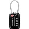 Puroma TSA Approved Luggage Locks, 4 Digit Combination Travel Cable